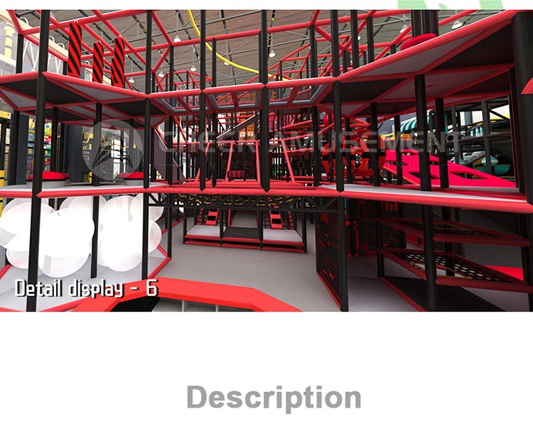 Amazing Indoor Sports Park Adventure Trampoline Park Total Solution by Cheer Amusement