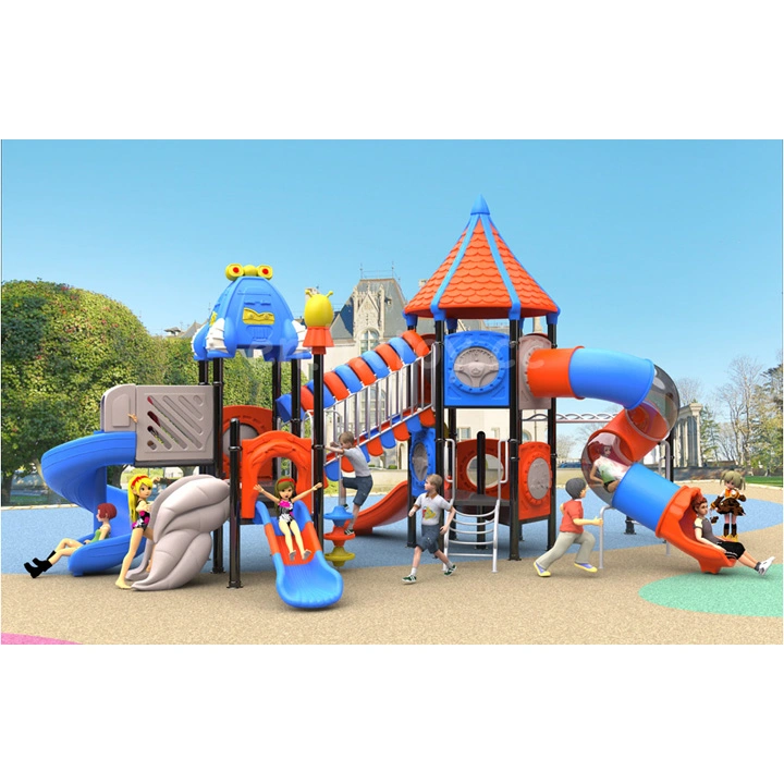 Commercial Outdoor Plastic Playground Equipment for Children Amusement Park