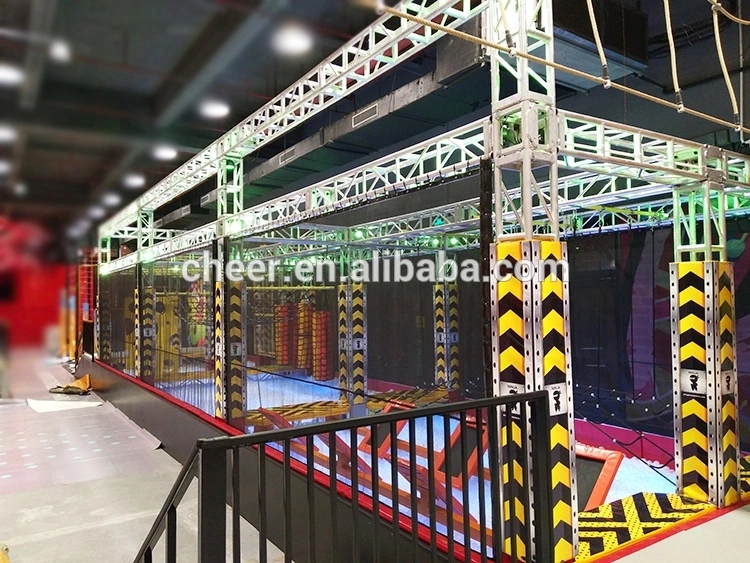 Cheer Amusement Commercial Parkour Kids Ninja Warrior Obstacle Course