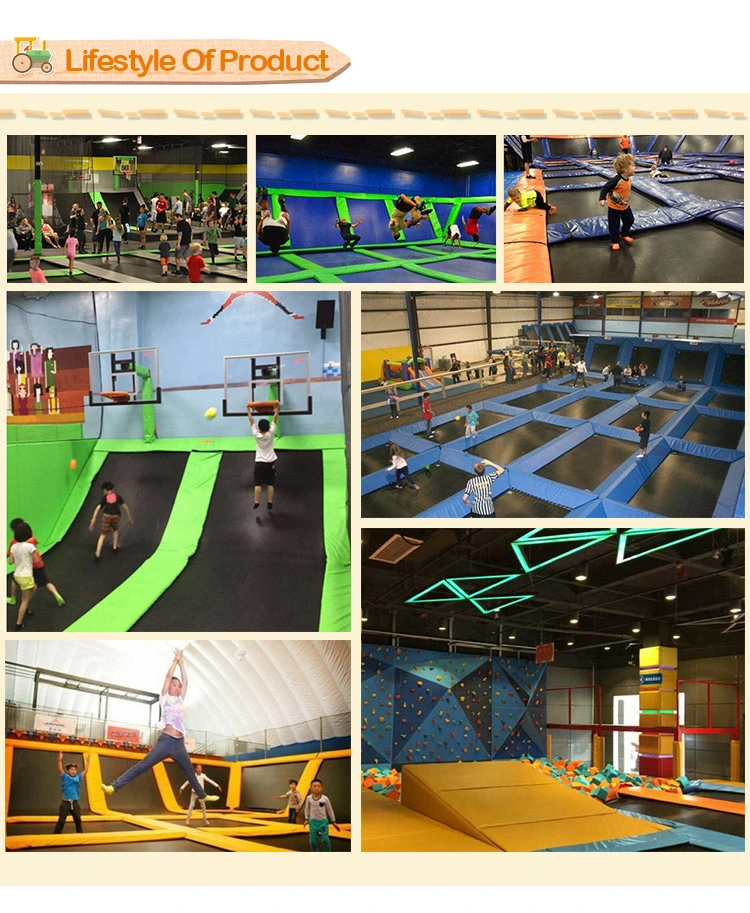 Indoor Sky Zone Large Site Customized Bungee Bed Indoor Trampoline Park