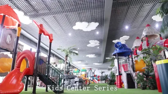 Qitele Outdoor-Spielplatz Kidscenter Kunststoff-Kinder-Indoor-Spielplatz (KID-22201, CD-07X)